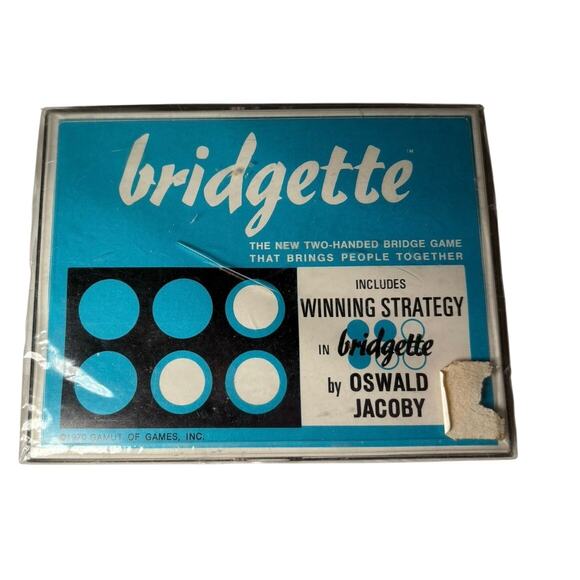 Vintage 1970 Bridgette Cards w/ Instructions & Case-2 Deck Card Set Sealed - Picture 6 of 6